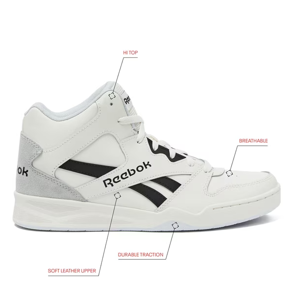 Zapatillas Royal Bb4500 Hi2 High Top Blanco
